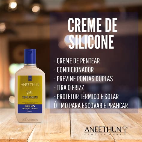 Creme De Silicone Linha A Aneethun Ml Shopee Brasil