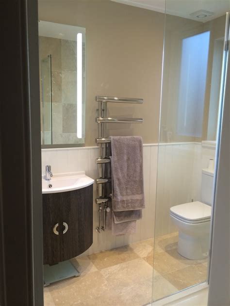 Ensuite Bathroom Chime Towel Rail Farrow And Ball Oxford Stone Paint