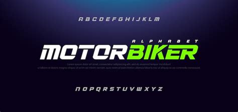 Premium Vector Sport Modern Italic Alphabet Typography Urban Font