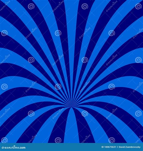 Blue Abstract Funnel Background - Vector Design from Curves Stock ...