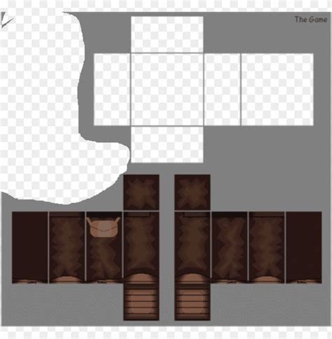 Roblox Brown Pants Template Clipart Robe T Shirt Pants Roblox Brown