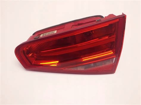 LAMPA LEWA TYLNA W KLAPĘ AUDI A4 B8 LIFT SEDAN LAMPA W KLAPĘ TYŁ TYLNA