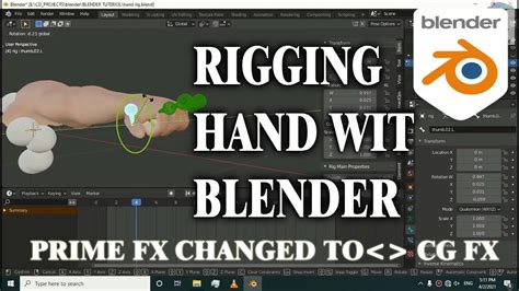 Blender Animationrigging Hands With Riy Youtube