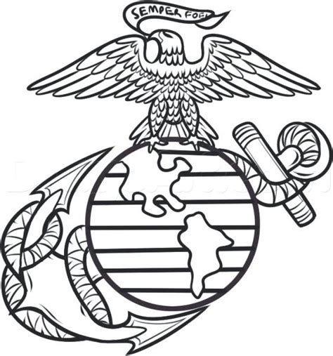 Usmc Coloring Pages At Free Printable Colorings