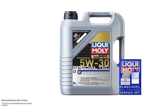 Mann Inspektionspaket L Liqui Moly Special Tec F W F R Renault