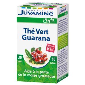 Juvamine Phyto Th Vert Guarana Action Minceur G Lules Comparer