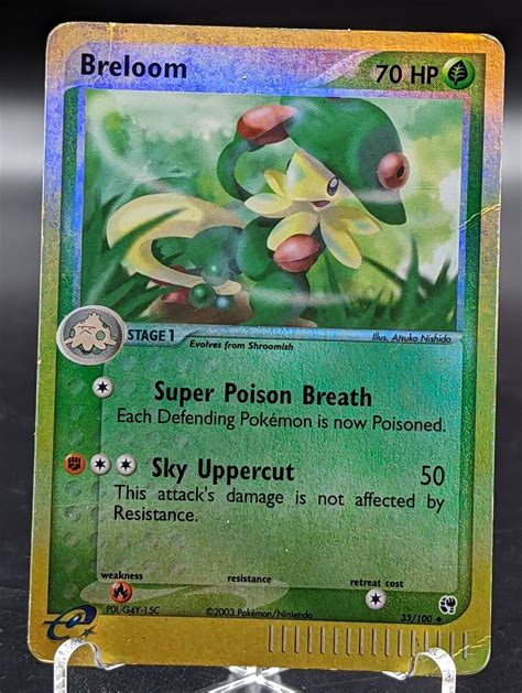 Breloom Reverse Holo Pokemon Tcg Ex Sandstorm Values Mavin