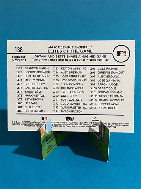 Topps Series Elites Of The Game Shohei Ohtani Mookie Betts Ebay