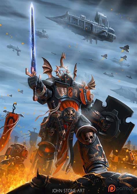 Primarch's Champion - Artwork I painted : r/ImaginaryWarhammer