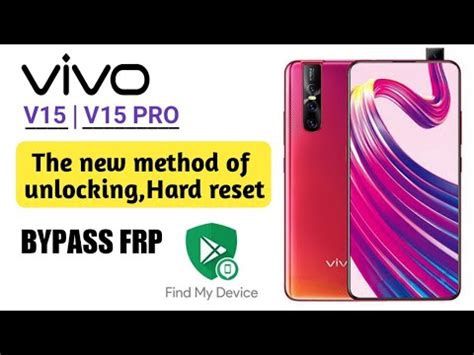 Vivo V Pro Pattern Unlock Solution Hard Reset By Find My Device