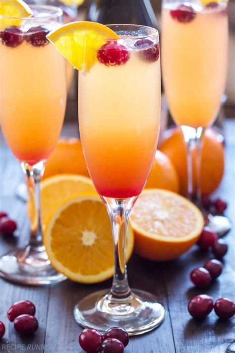 Cranberry Orange Mimosas Recipe Mimosa Recipe Brunch Drinks Best Mimosa Recipe