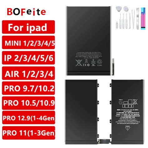 Bofeite Tablet Battery For Apple IPad 5 Air IPad 6 Air 2 Replacement