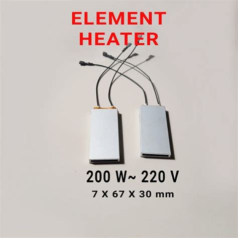 Jual Element Pemanas Mesin W X X Mm Hotprint Heater Di Lapak Area