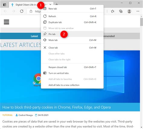 Fa Ons De G Rer Les Onglets Dans Microsoft Edge