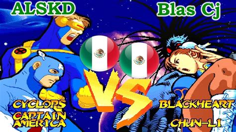 Marvel Super Heroes Vs Street Fighter ALSKD Vs Blas Cj FT10 YouTube