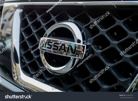 Thailand Feb 4 Close Up Of Nissan Logo On Feb 4 2014 In Chiangmaithailand Nissan Motor