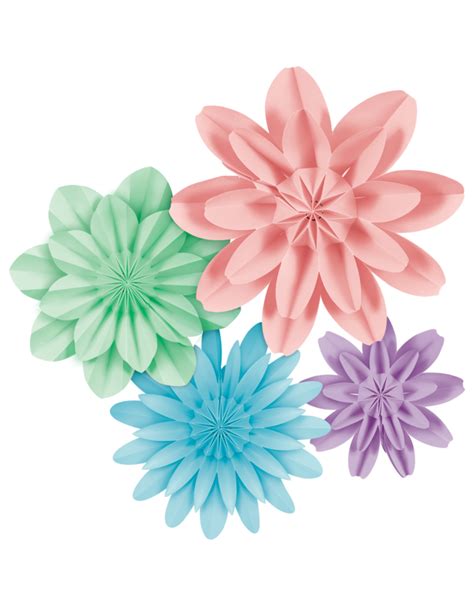 Pastel Pop Paper Flowers - Tools 4 Teaching