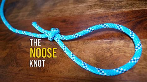 How To Tie The Noose Knot In Under 60 Seconds How To Tie A Loop