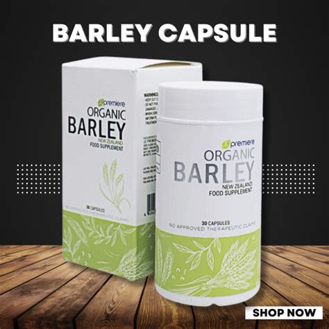 Jc Premiere Organic Barley Capsule Food Supplement Capsule Per