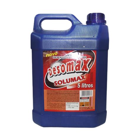 SOLOPAN ALCALINO DESENGRAXANTE SOLUMAX CONCENTRADO EMB TRANSPARENTE 5L