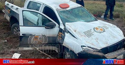 Hoy Tamaulipas Accidente En Tamaulipas Vuelca Chofer Y Salva La Vida