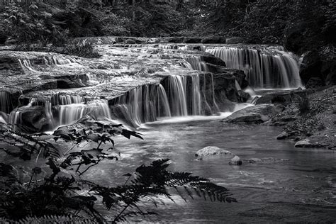 Ledge Falls No 4 Bw Photograph By Belinda Greb Fine Art America