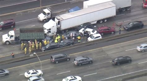 One Killed 7 Hurt In Massive Pileup On 5 Freeway In Elysian Park Mandy