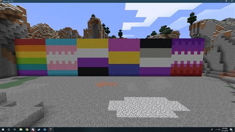 In Light Of Recent Events Im Making Lgbt Flags In Minecraft Rlgbt