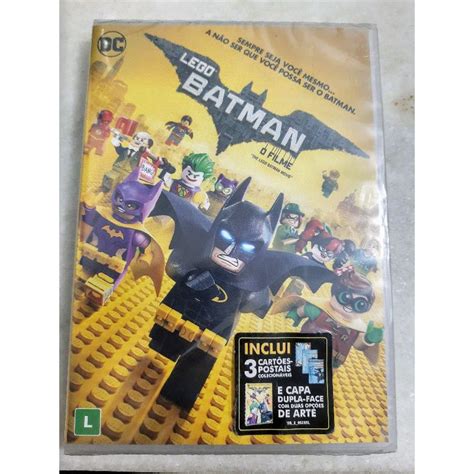 Dvd Lego Batman O Filme Cart Es Postais E Capa Dupla Face