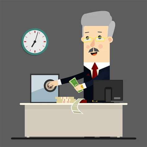 Concept Dismissal Boss Dismissed Employee Flat Vector Illustration Sad