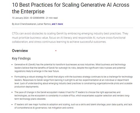 10 Best Practices For Scaling Generative AI Across The Enterprise HQ Pubs