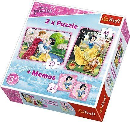 Trefl puzzle Disney Królewna śnieżka Zakochana Śnieżka 30 48 el