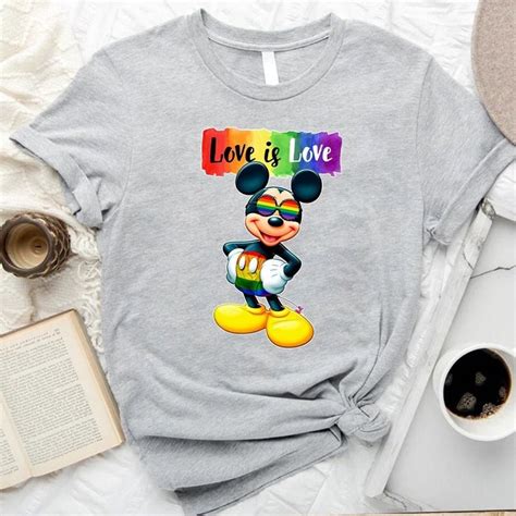 Funny Mickey LGBTQ Shirt Trans Rights Shirt Disney Gay Pride Shirt Happy Mickey LGBTQ T Shirt