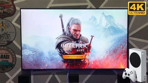 TESTE DE IMAGEM DO XBOX SÉRIES S NA TV 4K Jogando The Witcher 3 MODO