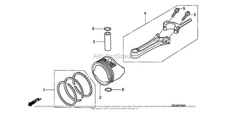 Honda Engines Gcv160le N7a1 Engine Ita Vin Gjaae 2075803 Parts Diagram For Piston