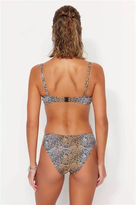 Buy Trendyol Leopard Pattern Bikini Bottom 2024 Online ZALORA Singapore