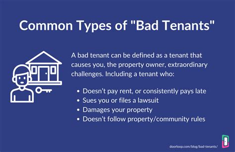 5 Most Common Types Of Bad Tenants How To Handle Them