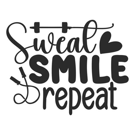 Premium Vector Sweat Smile Repeat