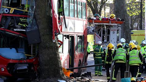 London Bus Crash Two Critical And At Least 30 Injured Channel 4 News