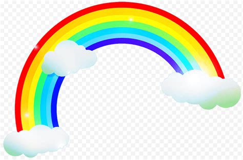 Unicornios y Arcoiris, arco iris en las nubes arte vectorial png | Klipartz