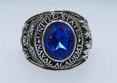 Us Naval Academy Ring 1948 Sterling Silver 925 Usna Etsy