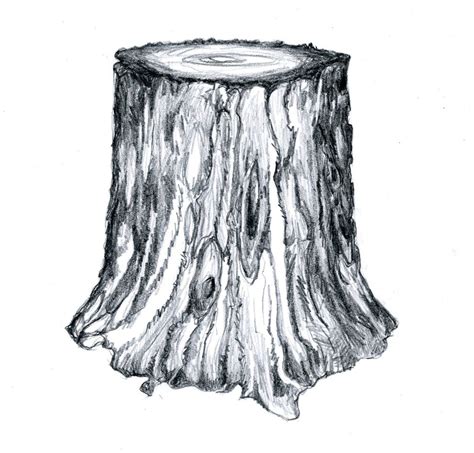 Tree Stump Sketch For Stage Prop Take That Progress Tour 2011 Jpeg