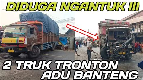 Innalillahi Kecelakaan Truk Di Cimalaka Sumedang Laka Truk Vs Truk