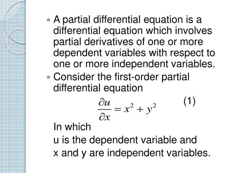 Ppt Partial Differential Equations Powerpoint Presentation Free Download Id2511480