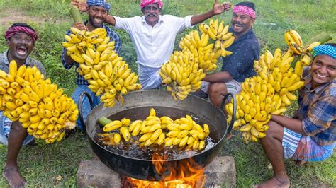 Banana Oil Fry Banana Balls Recipe Pazham Bonda Cooking Sweet Banana Bonda Recipe In