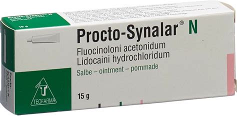 Procto Synalar N Salbe Tube 15g In Der Adler Apotheke