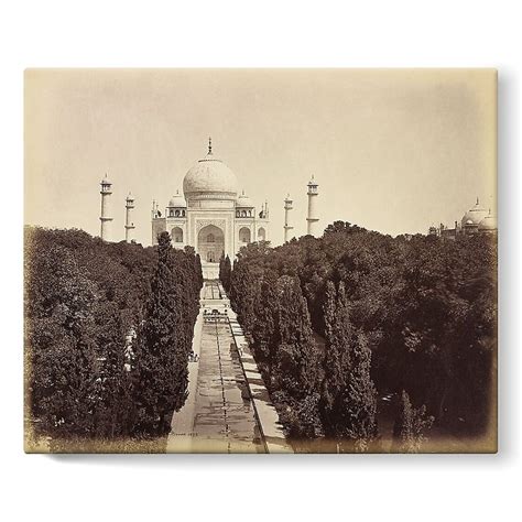 Agra Le Taj Mahal 1863 1870 toiles sur châssis Boutiques de Musées