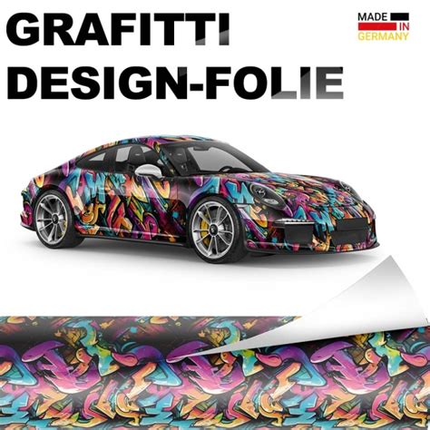 ⭐design Auto Folie Graffiti 3d Car Wrapping Blasenfrei 5m X 150cm