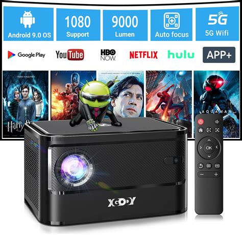 Auto Focus Android Tv Os Mini Smart Projector Xgody A Lumens