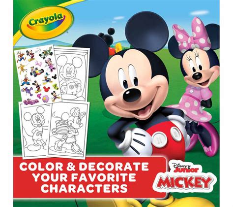 Mickey Mouse Coloring Book & Sticker Sheet - 96 Pages | Crayola